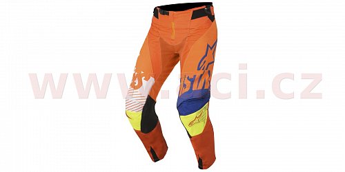 kalhoty Techstar Screamer , ALPINESTARS - Itálie (oranžové fluo/modré/bílé/žluté fluo)